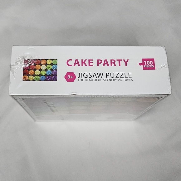New Cake Party Cupcakes 100 Pieces Jigsaw Puzzle Beautiful Scenery Pictures 3+ - Picture 3 of 7